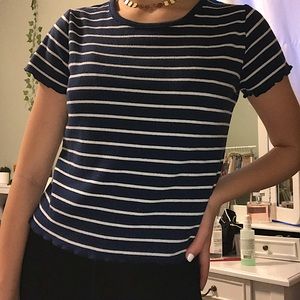 striped top